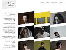 Tablet Screenshot of laureledoux.com